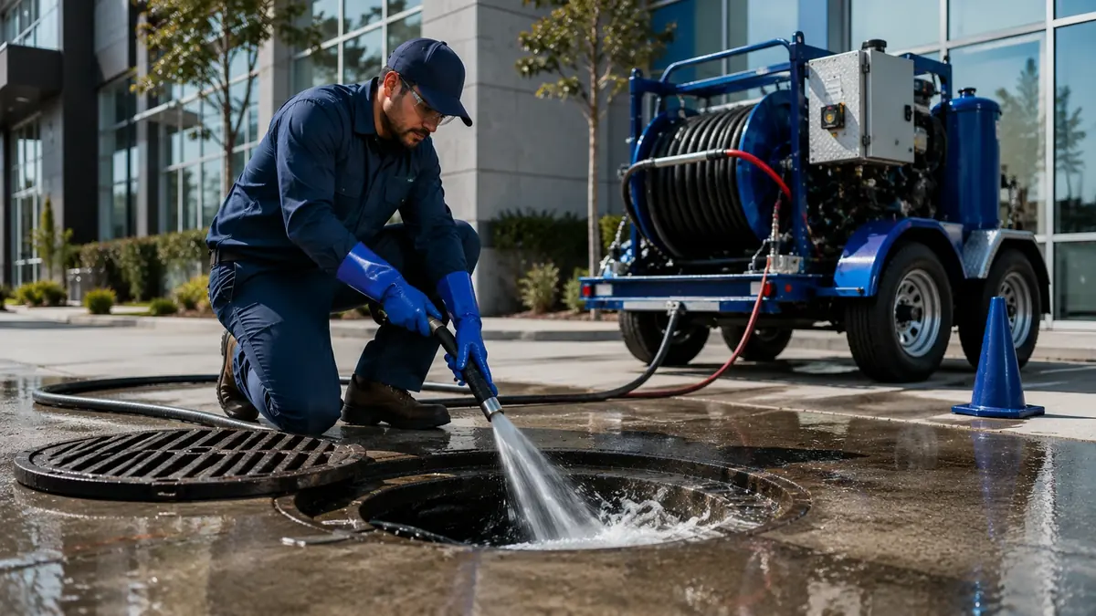 Commercial Hydro Jet Drain Cleaning in Somis