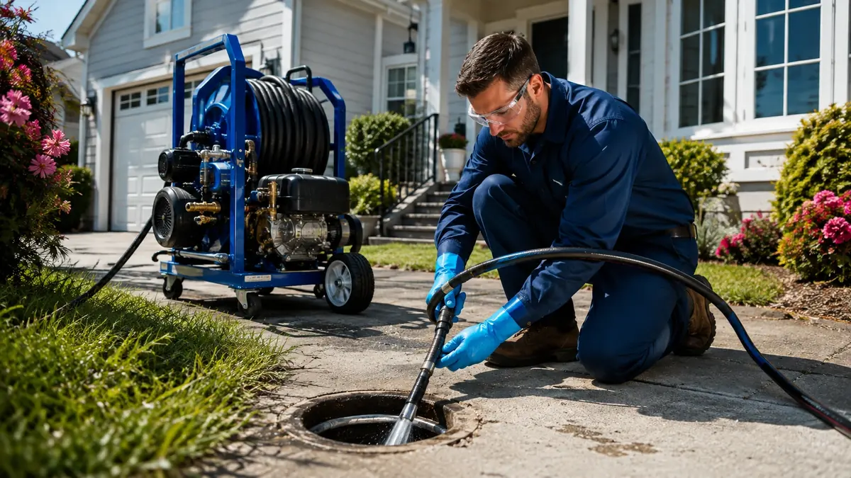 Residential Hydro Jet Drain Cleaning in Somis