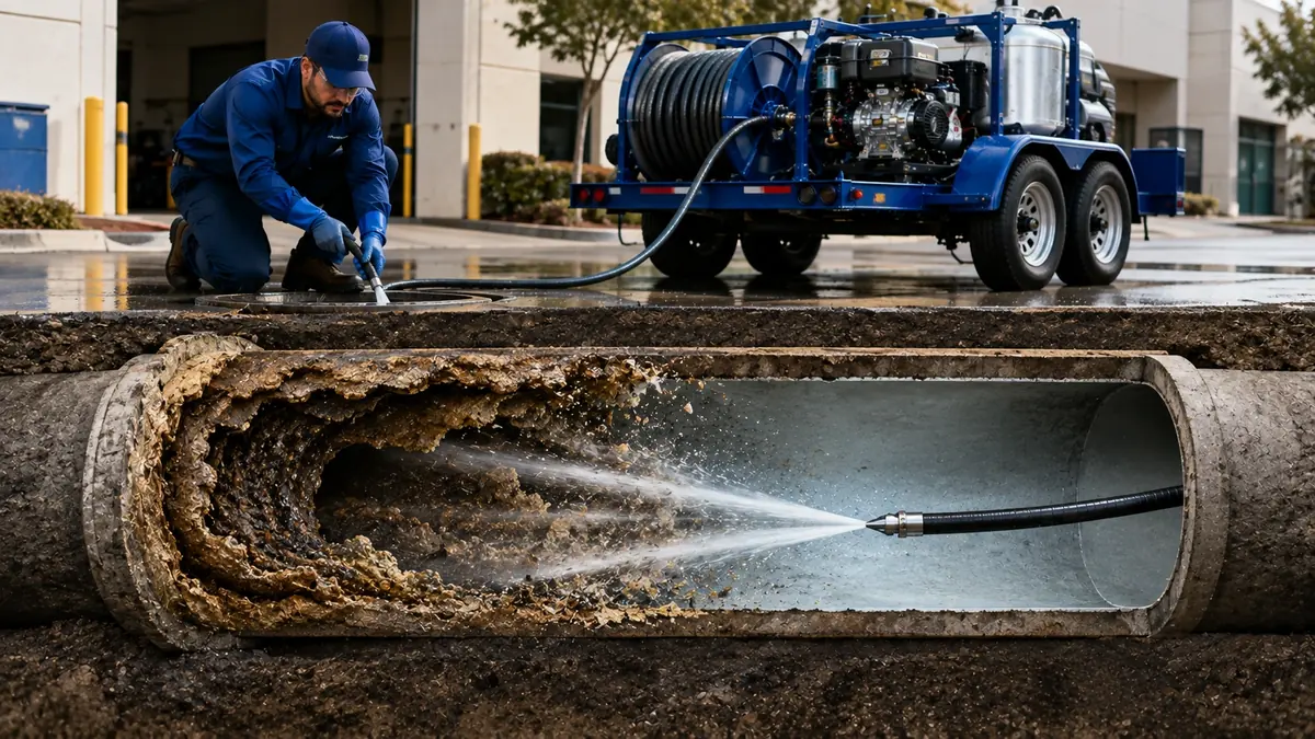Sewer Pipe Descaling in Somis